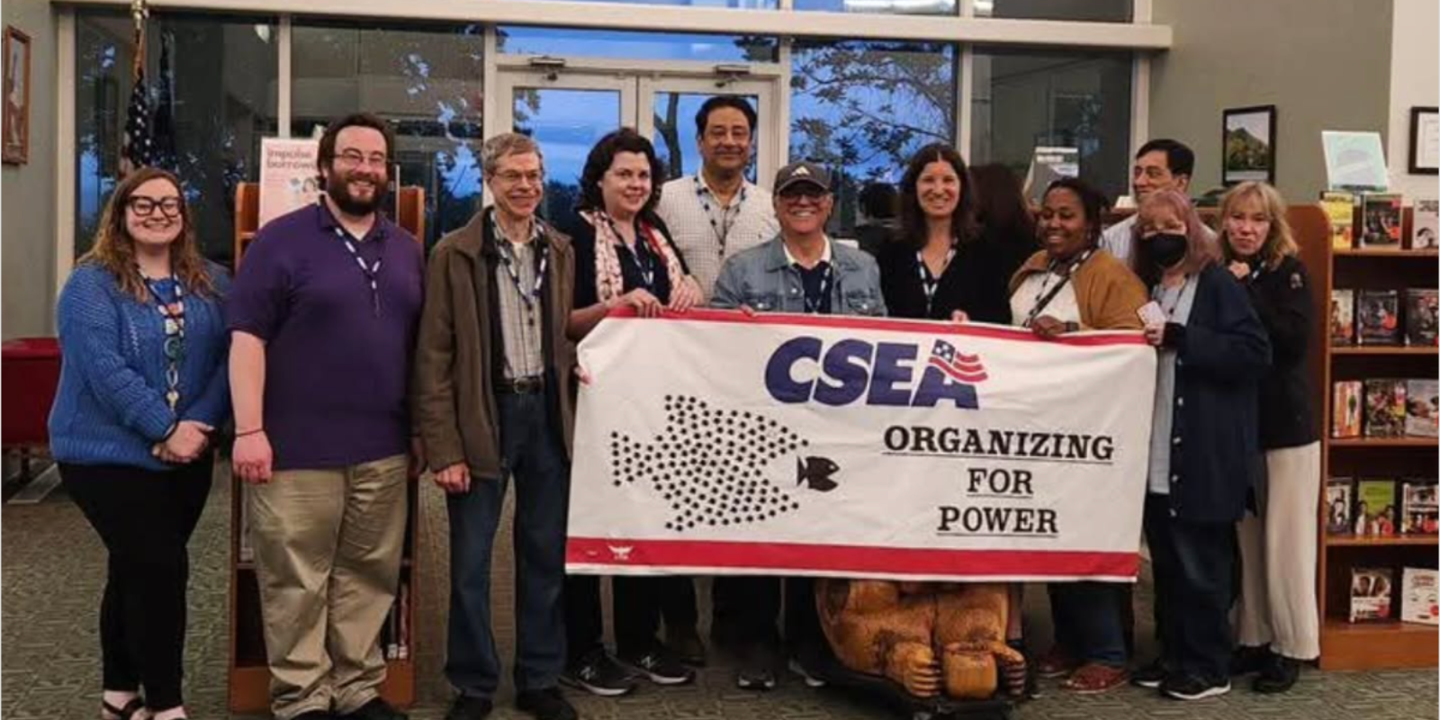 When you want a strong voice on the job, who you gonna call? CSEA/AFSCME 1000.   