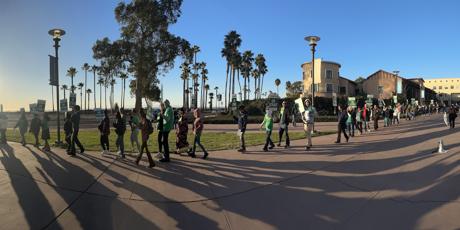 University of California workers strike to protest what they call bad-faith bargaining