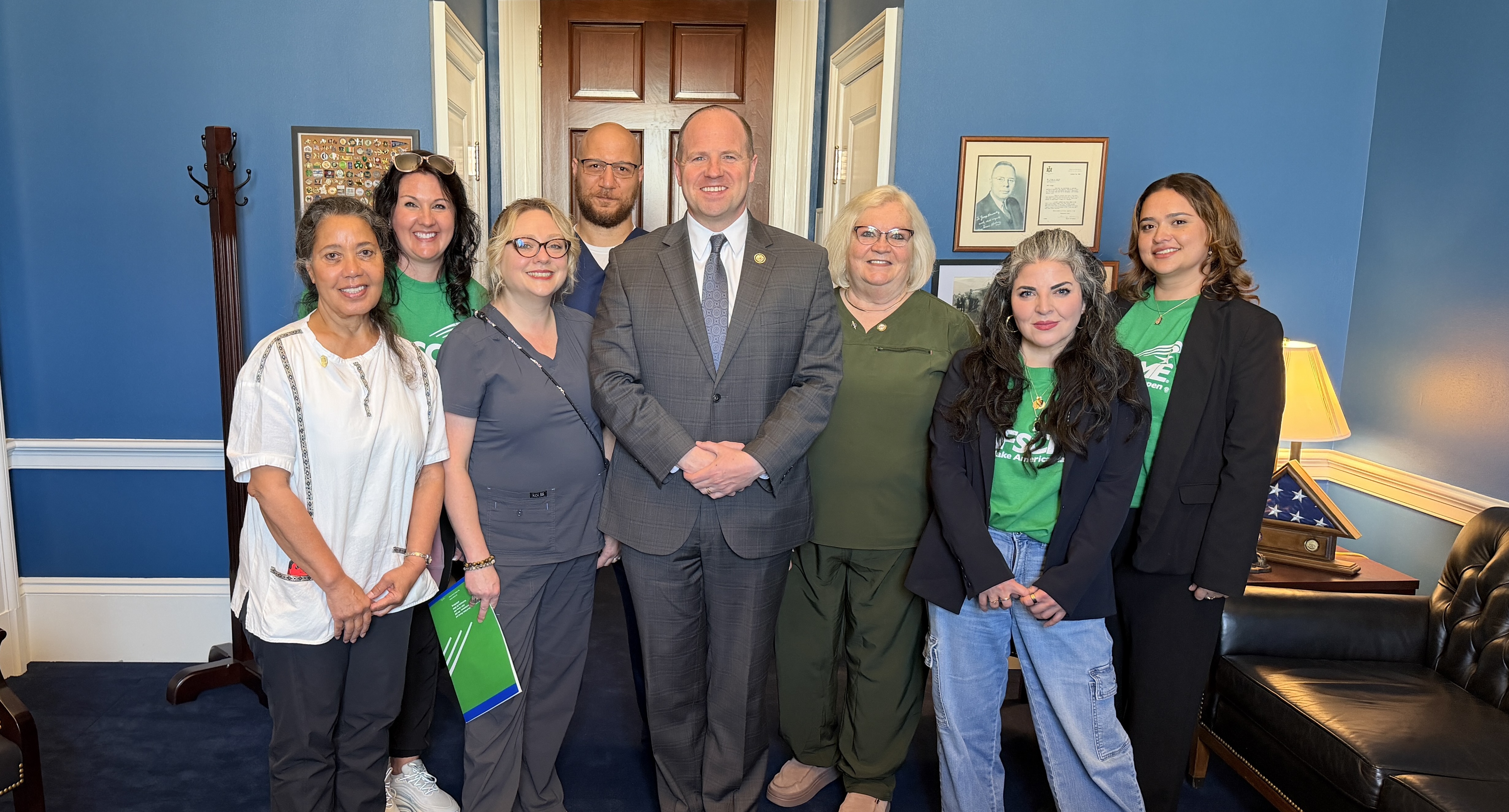 AFSCME nurses go to Capitol Hill to demand recognition as professionals 
