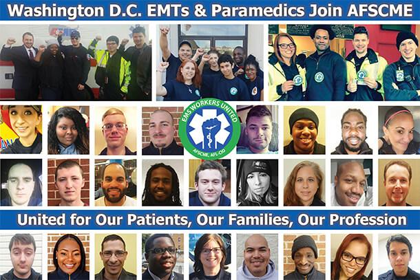 DC EMTs and Paramedics Vote to Join AFSCME
