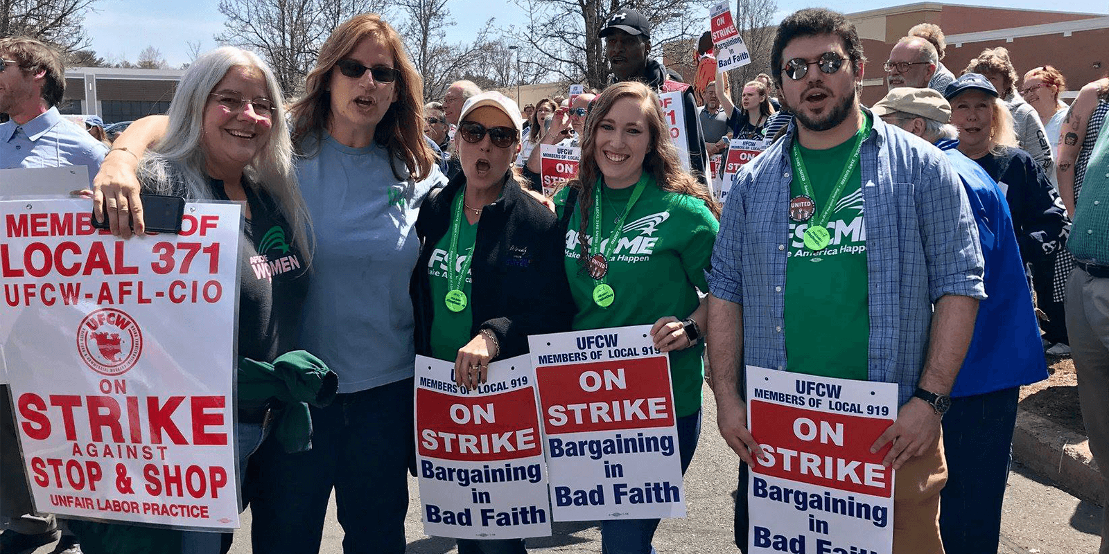 AFSCME Members Support Stop & Shop Workers in New England