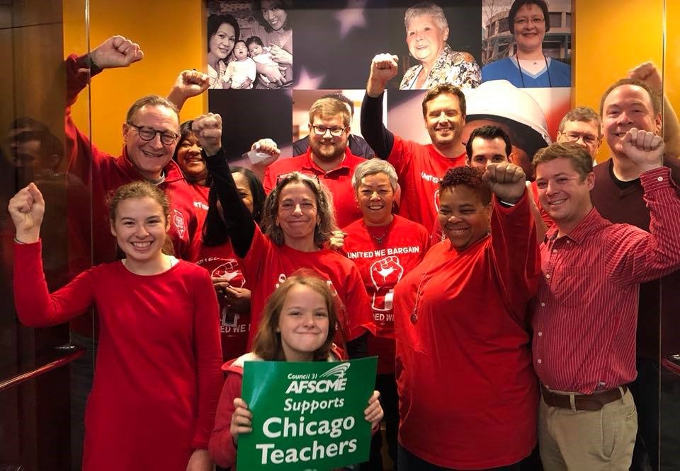 AFSCME Stands with Striking Chicago Public School Teachers