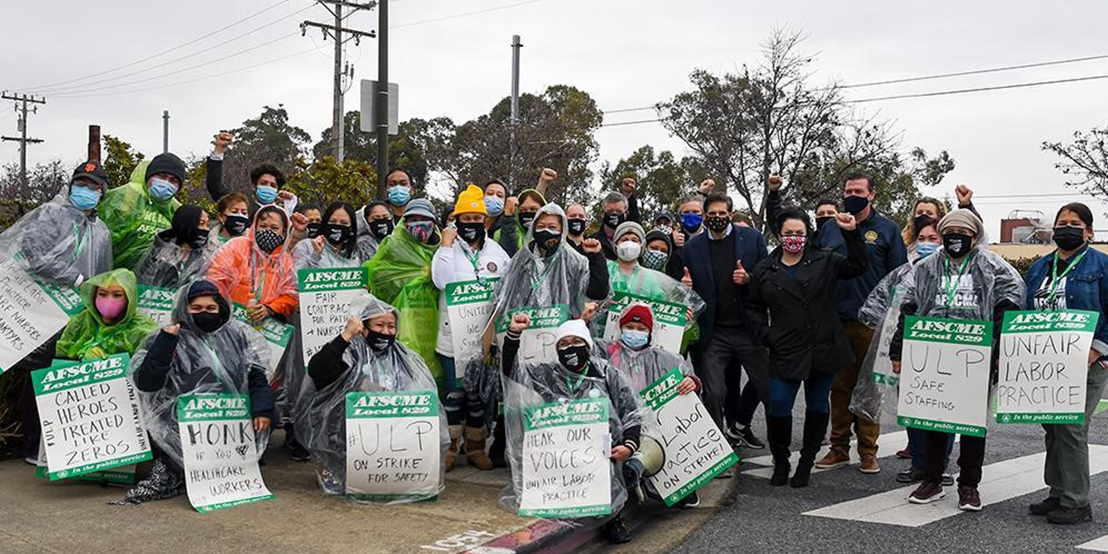 Enfermeras y demás trabajadores para Burlingame en California ratifican nuevo contrato